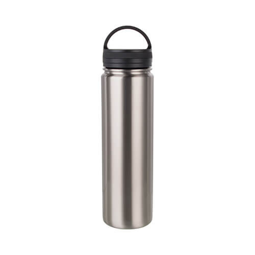 Nerezová termoska 750 ml pro sublimaci - stříbrná