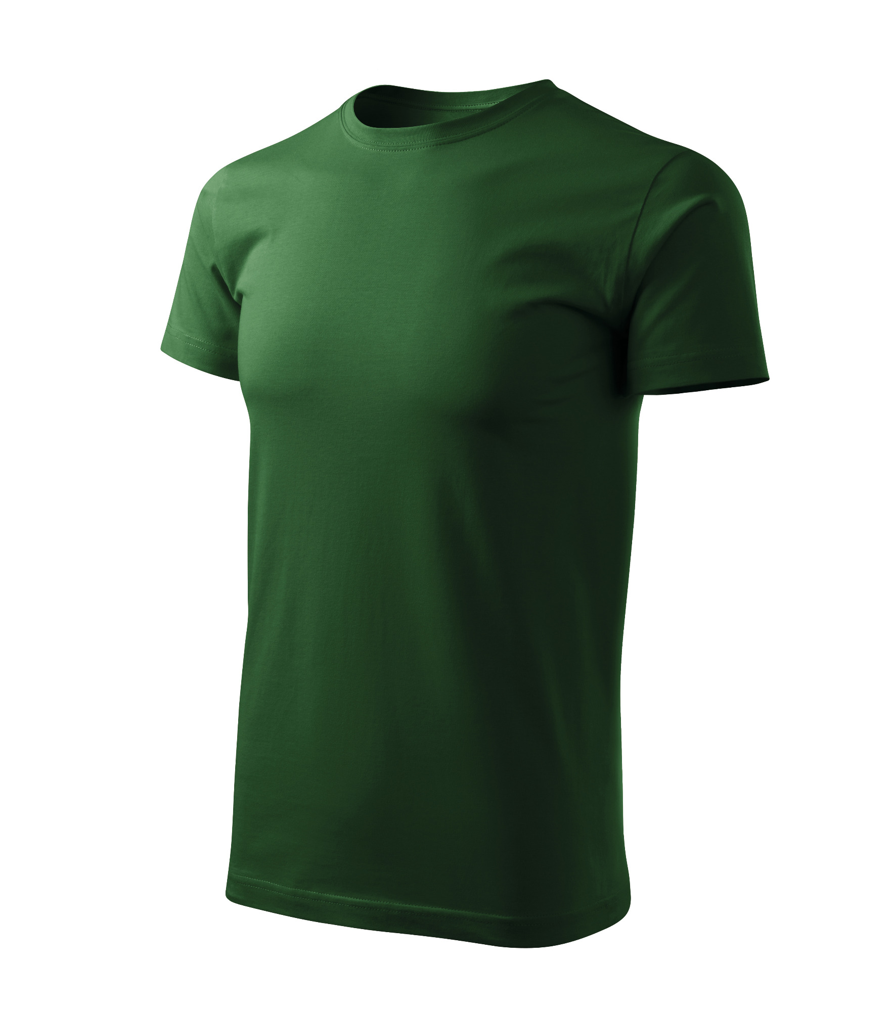 Basic trčko WOMEN - XL - lahvově zelená (06)