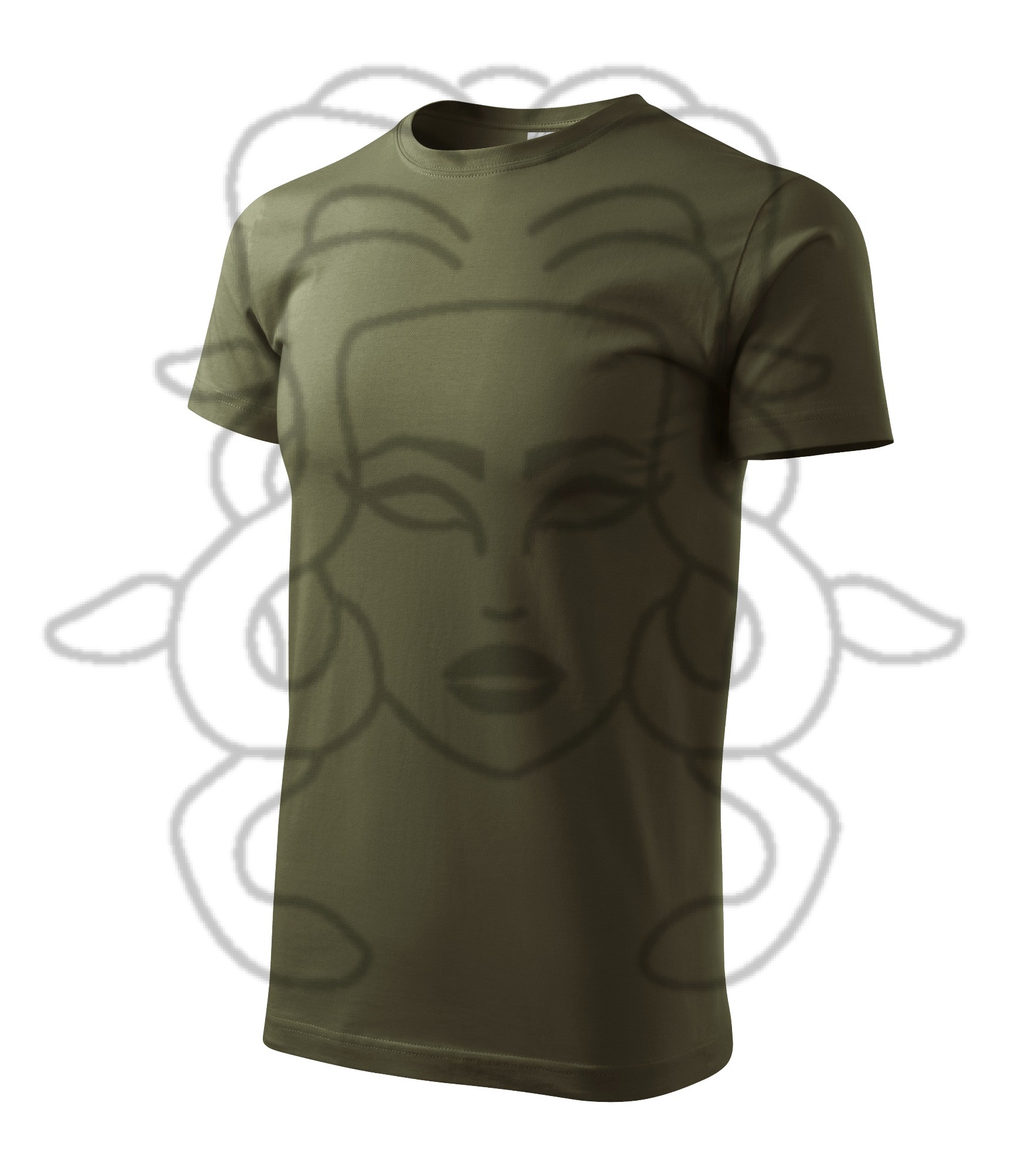 Basic triko - militari (69) - XS