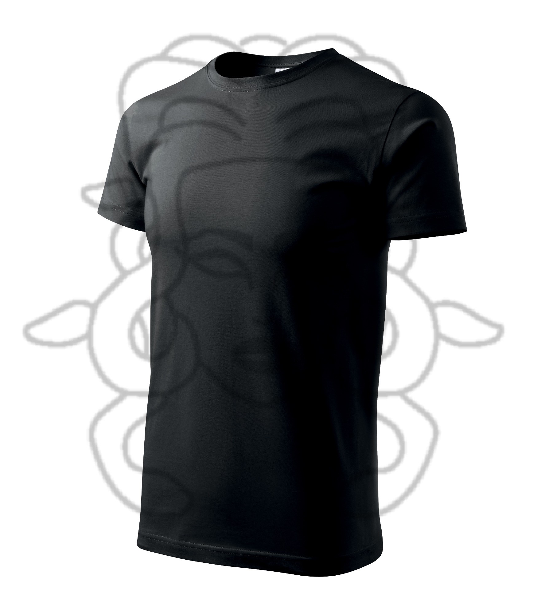Basic tričko - černá (01) - XS
